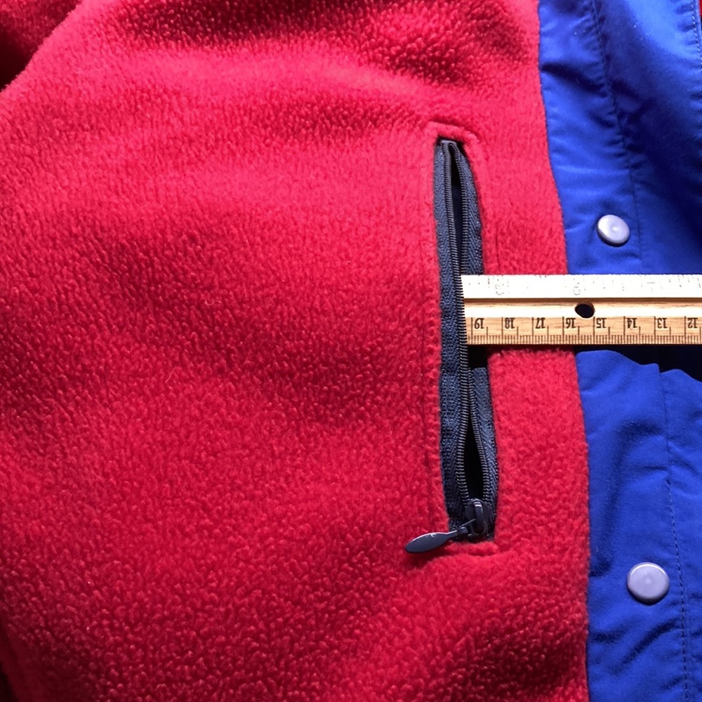 Patagonia Shelled Synchilla Ski Jacket Purple Red Womens Small Vintage - Picture 10 of 16